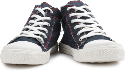 

Terravulc Mid Ankle Sneakers For Men(Navy, Denim;blue