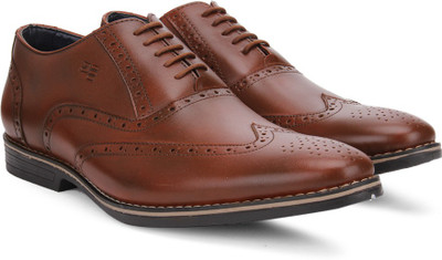 

Peter England PE Lace Up Shoes For Men(Brown