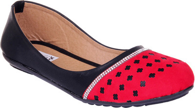 

Goyal Black Trendy Bellies For Women(Black, Red