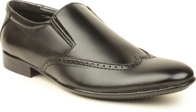 

Metrogue Men'S Black Formal Slip On Shoes For Men(Black
