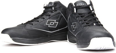 

Lotto Fire HI Basketball Shoes For Men(Black, Black;grey