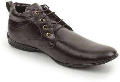 

Bacca Bucci Domineering Derby Lace Up Shoes For Men(Brown