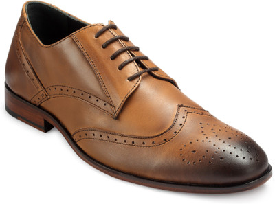 

Teakwood Derby Brogues For Men(Tan, Brown