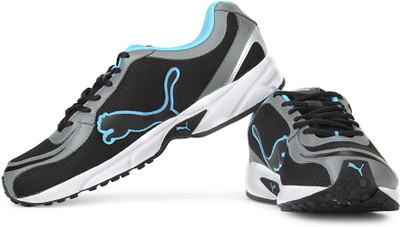 

Puma CARLOS DP Men Running Shoes For Men(Black, Grey, Black-steel gray-blue atoll