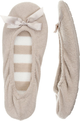 

Dearfoams Ballerina Party Wear Shoes For Women(Grey, Cream