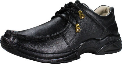 

Feather Leather Genuine Leather Black Formal Shoes 049 Outdoors For Men(Black
