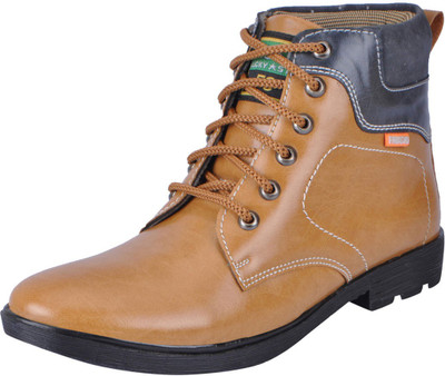 

FAUSTO Hiking and Trekking Boots For Men(Tan, Teak