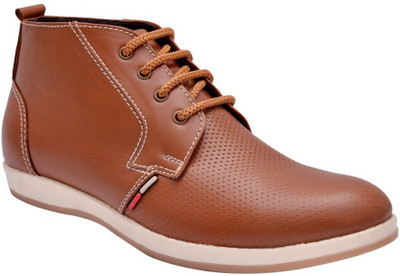 

John Karsun Real Leather Boots For Men(Brown), Tan