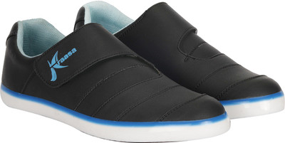 

Kraasa 846 Velcro Casuals For Men(Black, Blue, Black::sky
