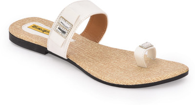 

Indirang Women White Flats