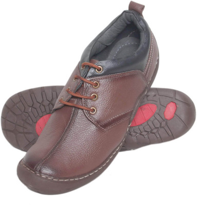 

Azzaro Black Genuine Leather Celerio Outdoors Shoes For Men(Tan
