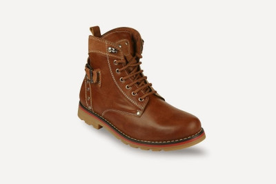 

Bacca Bucci Beige midlock ankle boots Boots For Men(Brown
