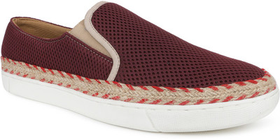 

Escaro Espadrilles For Men(Burgundy, Wine