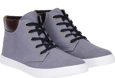 

Kraasa Canvas Shoes For Men(Grey