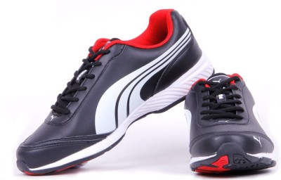 

Puma Roadstar XT II DP Running Shoes For Men(Black, Black-white-high risk red