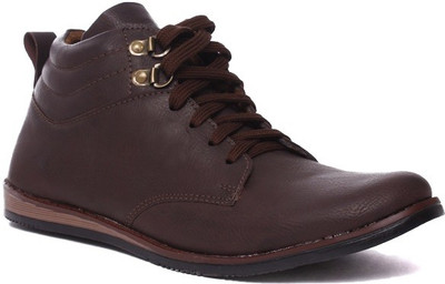 

Shoe Island Ankle Length Boots For Men(Brown, Coffee