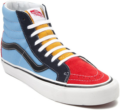 

Vans SK8-Hi 38 Reissue High Ankle Sneakers For Men, (50th) stv/multi color
