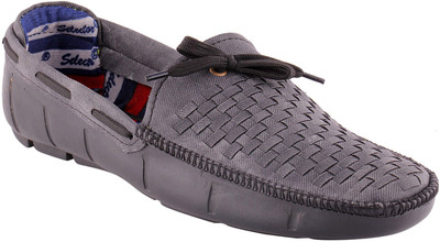 

Shoe Island V8001 Loafers For Men(Grey, Gray