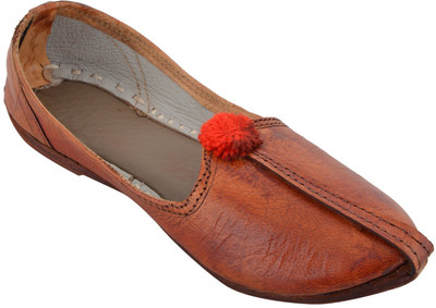 

Porcupine Indian Traditional Mojaris For Men(Brown
