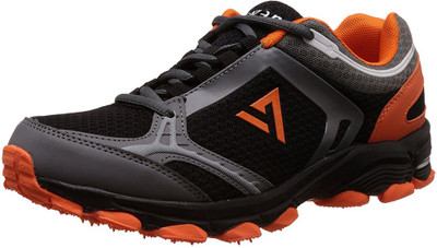 

SEVEN by M.S. Dhoni Atum-Black/Pewter/Orange Peal Running Shoes For Men(Multicolor