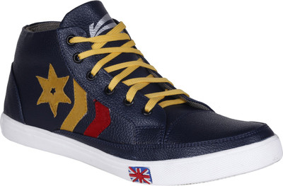 

Kraasa Long Sports Canvas Shoes For Men(Navy