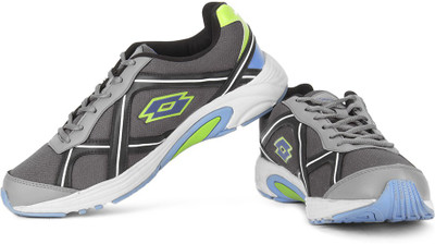 

Lotto Zest Running Shoes For Men, Grey/black/lime