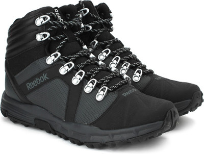REEBOK OUTDOOR VOYAGER MID Walking Shoes For Men, Black/gravel/flat grey
