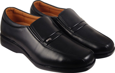 

Action Synergy Men's P13214 Black Formal Slip On For Men(Black
