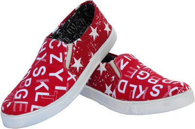 

Shoe Space Venetian Casuals For Men(Red)