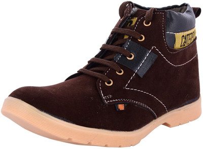 50% OFF on Cater Zohran Brown Boots For Men(Brown) 50% OFF on Cater Zohran Brown Boots For Men(Brown)