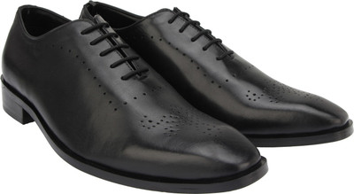 

Brigit Executive Shoes Black Lace Up For Men(Black)