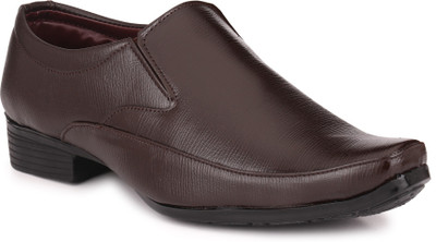 

Knoos Formal Shoes Slip On For Men(Brown
