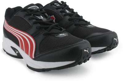 

Puma Men Running Shoes For Men(Black), Black-high risk red