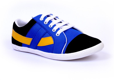 

Sam Stefy Blue Black Yellow A33 Canvas Shoes For Men(Blue, Black, Yellow)