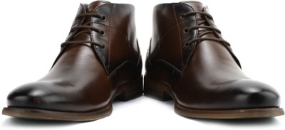 

Steve Madden Toffeee Lace Up Shoes For Men(Brown, Brown leather