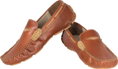 

tZaro Driving Shoes For Men(Tan