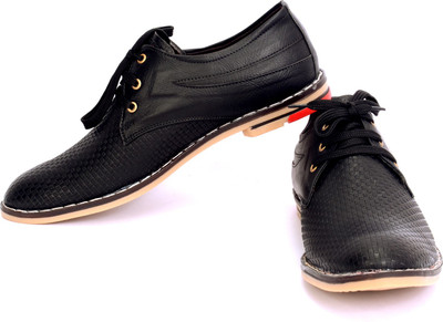 

Sam Stefy Black Casual Shoes For Men(Black)