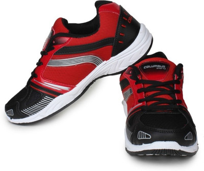 

Columbus Premium Quality Running Shoes For Men(Red, Black, White)