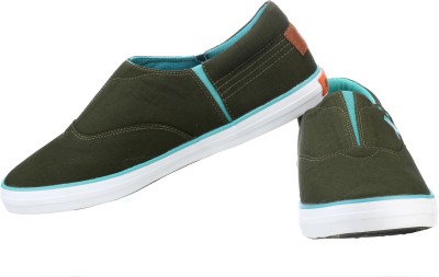 

Sparx Stylish Olive Green Canvas Shoes For Men(Green