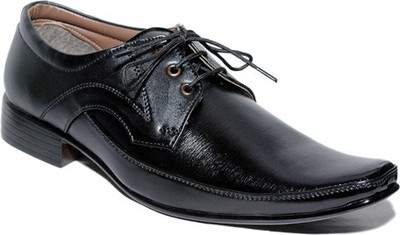 

Rocozo Robalous Lace Up Shoes For Men(Black