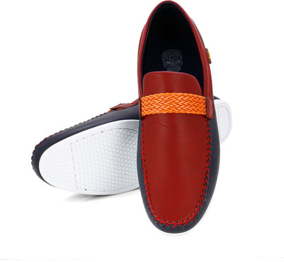 

Froskie Casual Smart Party Wear Loafers For Men(Maroon