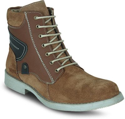 

Get Glamr DESIGNER LACE UPS Boots For Men(Tan
