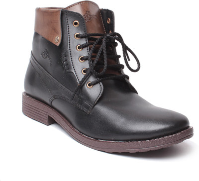 Red Marine Boots For Men(Black)