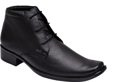 

Bxxy Men's Black Boots For Men(Black