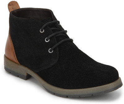 

Arden Crouch Chukka Boots For Men(Black