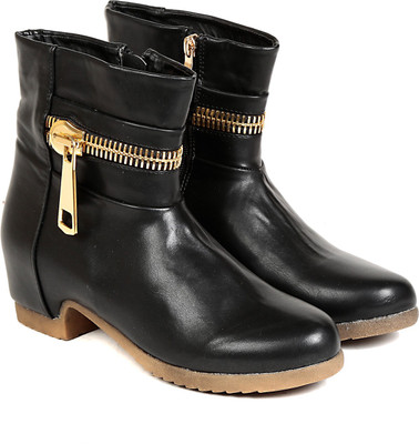 

TEN TEN Women's Black Mid Length Boots Boots For Women(Black)