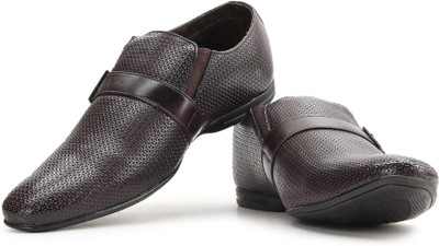 

Provogue Monk Strap For Men(Brown