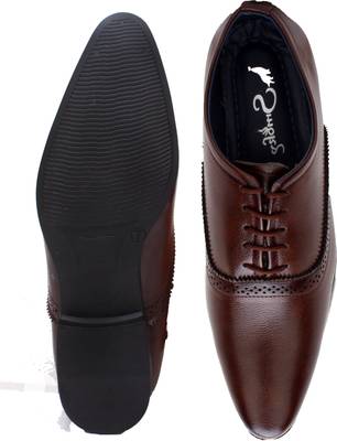 Smoky Wing Tip Party Formal Shoe Lace Up