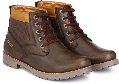 

Fentacia Boots For Men(Multicolor, Brown