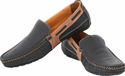 

tZaro Loafers For Men(Grey, Black